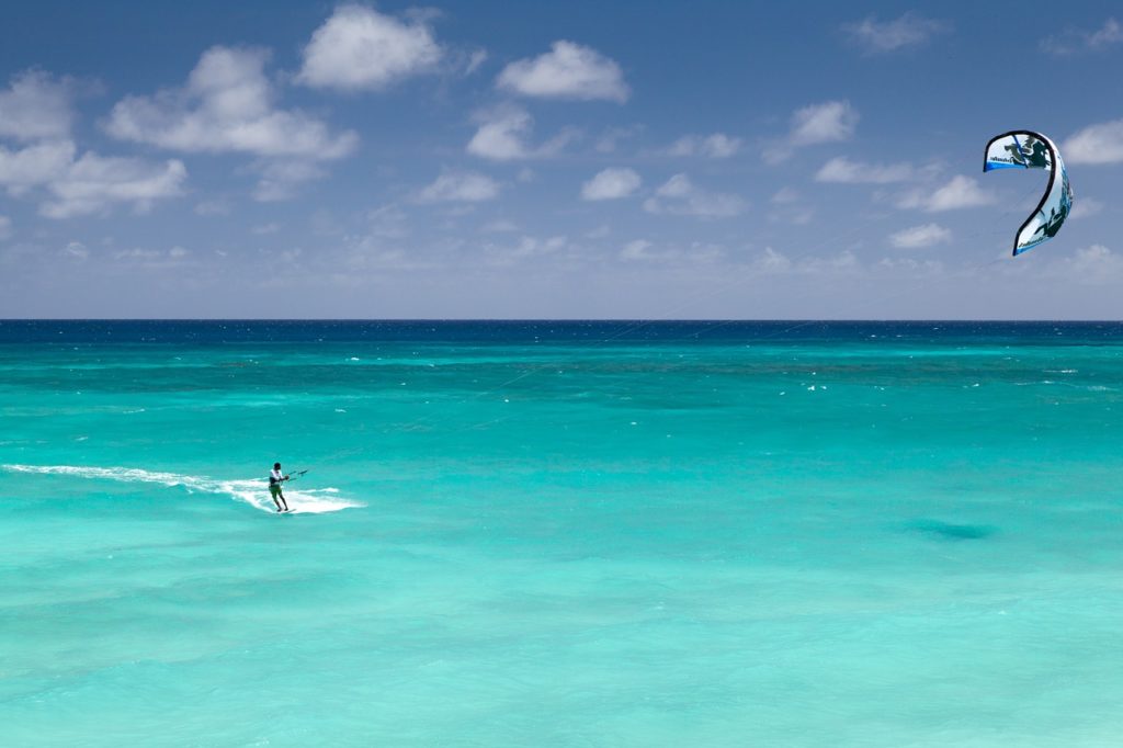 kitesurfing